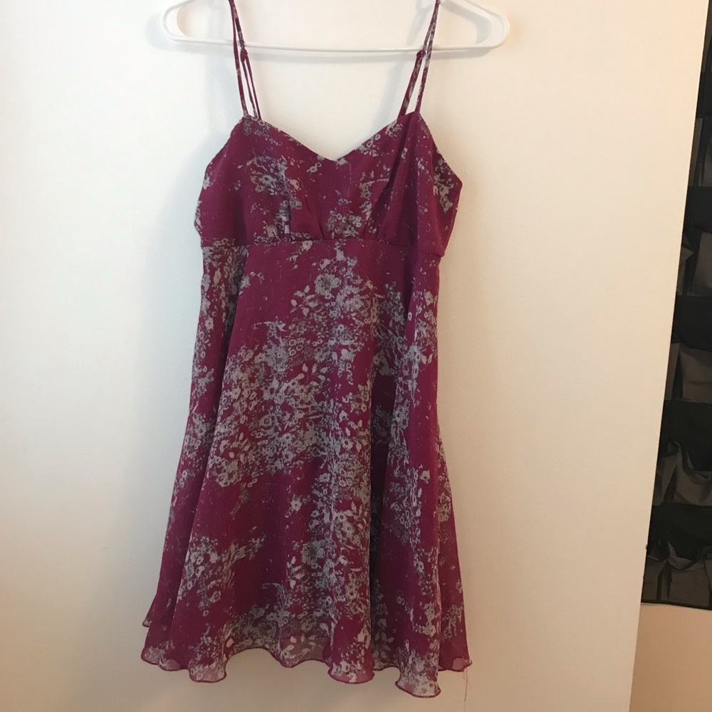 Magenta Mini-Dress